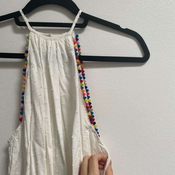 Pacsun Swiss Dot Beaded Halter Top - Picture 3 of 5